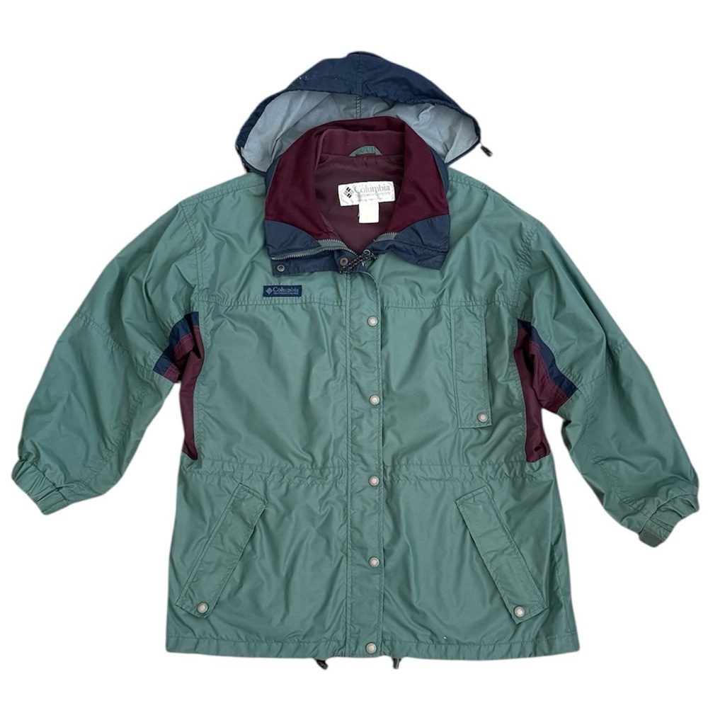 Long’s Peak Columbia Jacket Coat Windbreaker Hood L Large